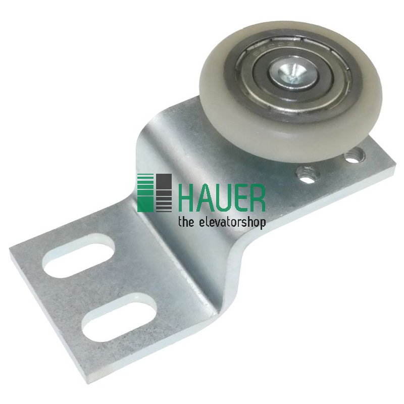 Hanger roller, cranked 23 mm