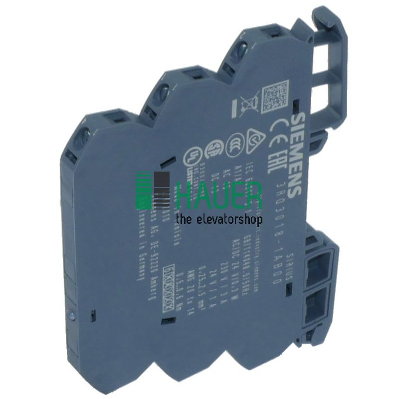 Relais 3RQ3018-1AB00 24V contact inverseur AC/DC connexion à vis