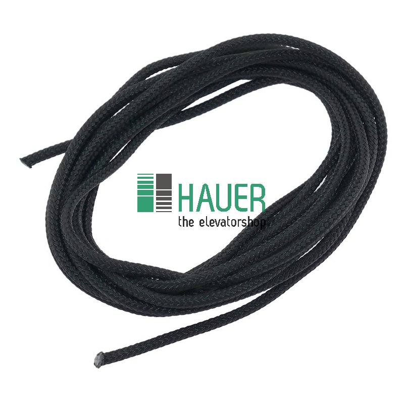 Seil 3 PP-Polyprop, schwarz