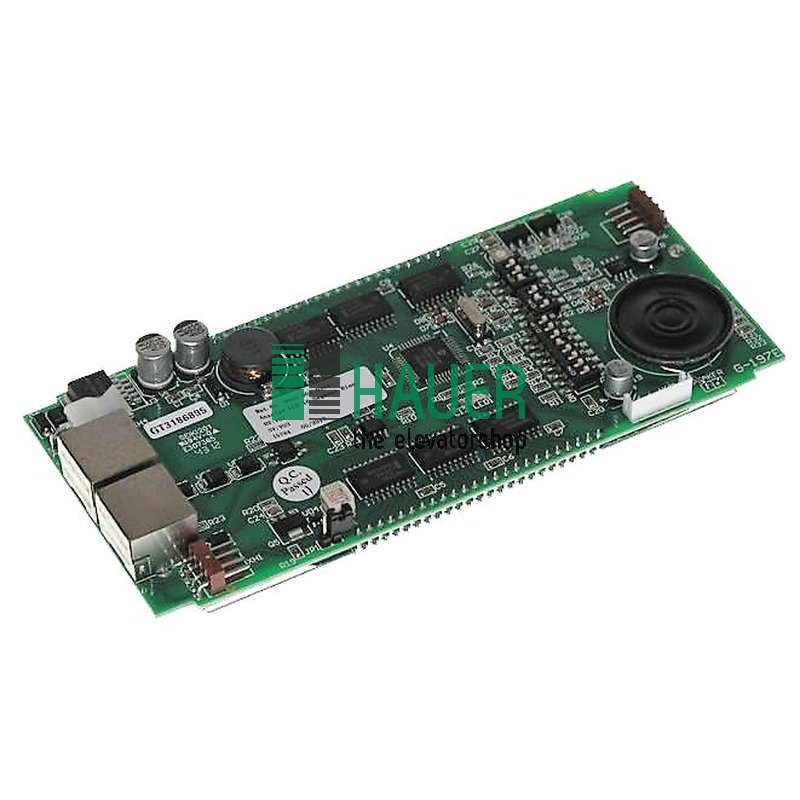 Anzeige LCD 16 Segment blau mit Lautsprecher