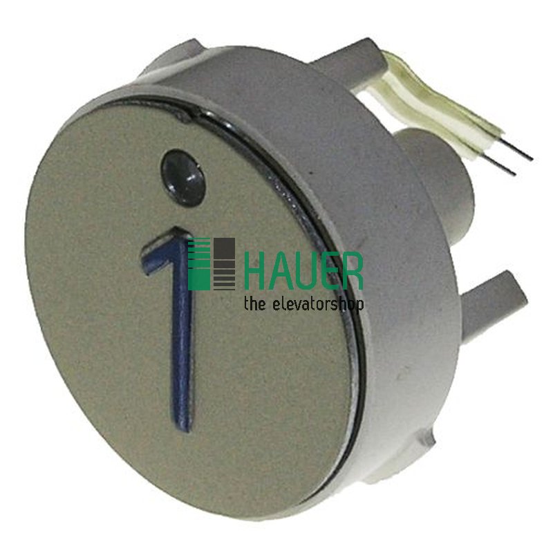 Push button, D1, green, tactil, 1