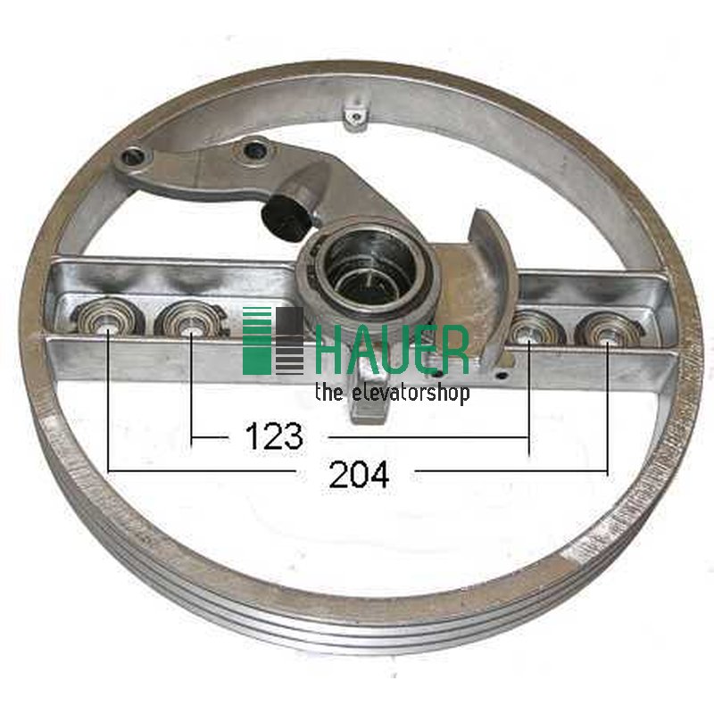 Kurbelrad QKS9/10 Z BKE=1200mm ZT1200mm und TZ=2000mm