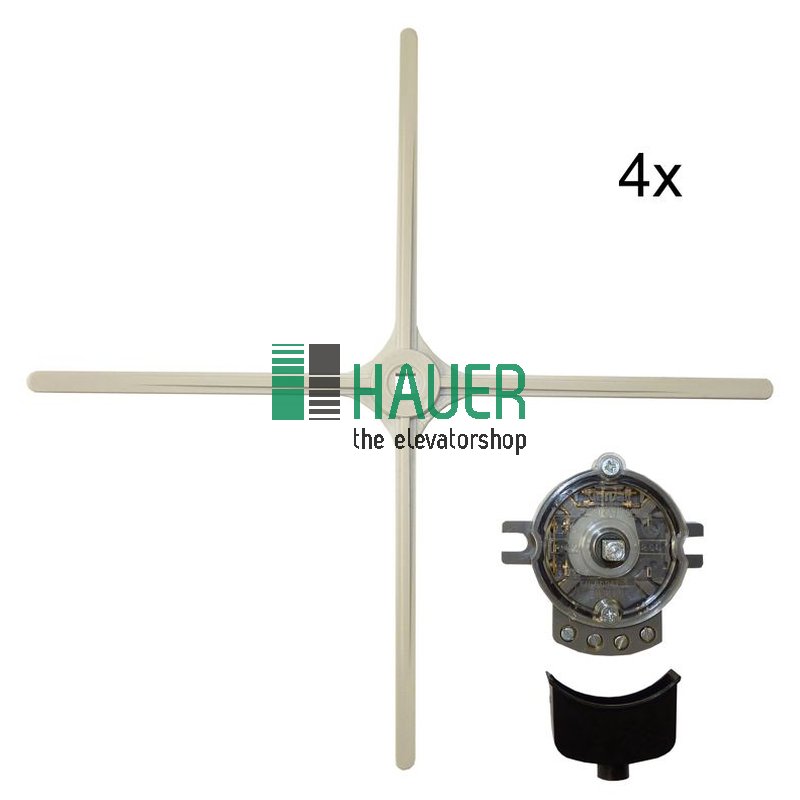 Endschalter mit Sicherheitskontakt , Set= 4 St.