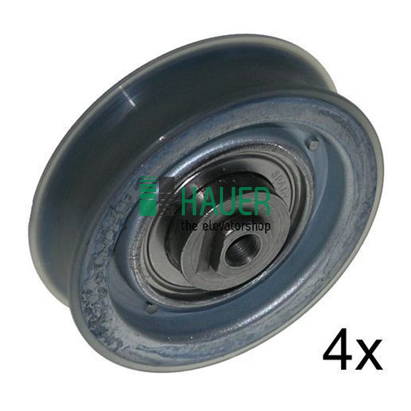Techna, Schacht- u. Kabinentürrolle D75, Set =4 St.