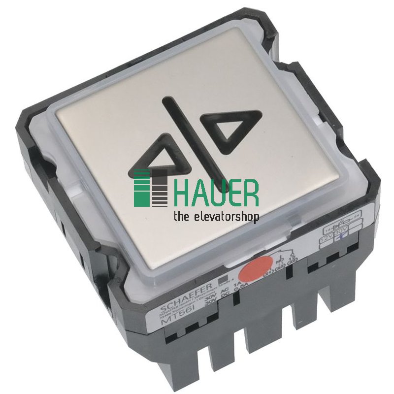 MT56 LR, TS1, 1 chang., 30V rojo, placa V2A mate, engr. puerta abierta