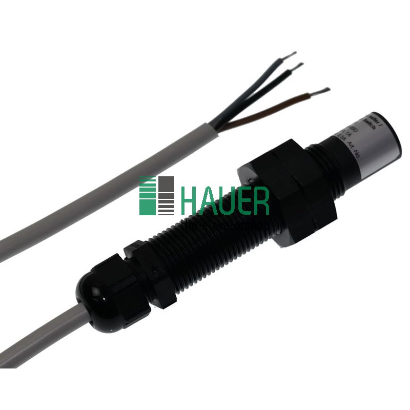 Fingermagnetschalter GMU18-1, 1 Umschalter, monostabil, 40VA, Kabel 1m, IP65