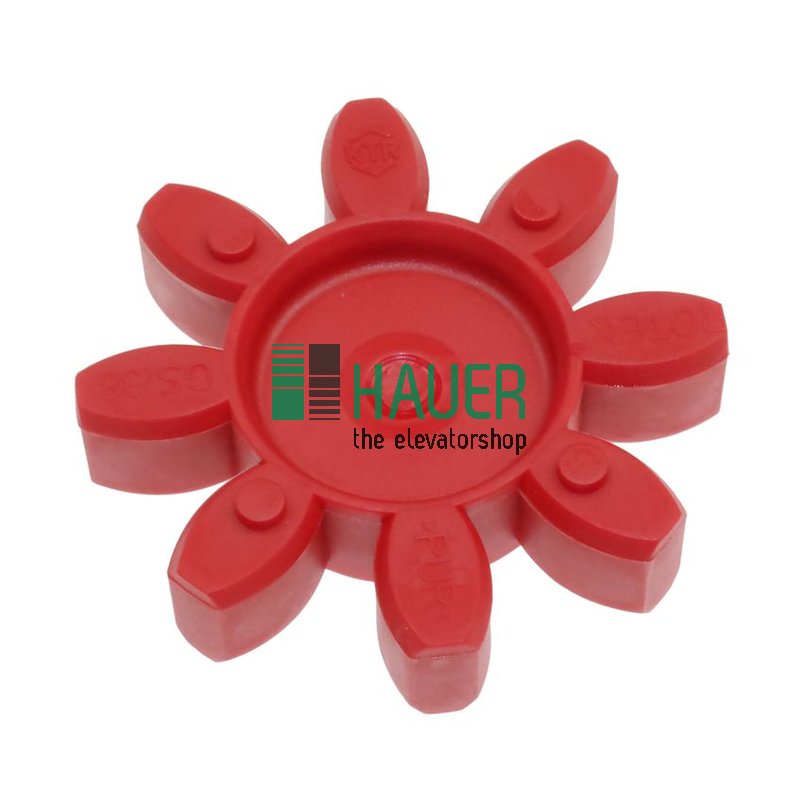 Engranaje ZFP typ Embrague Rotex GR 38, 98 orilla GS rojo