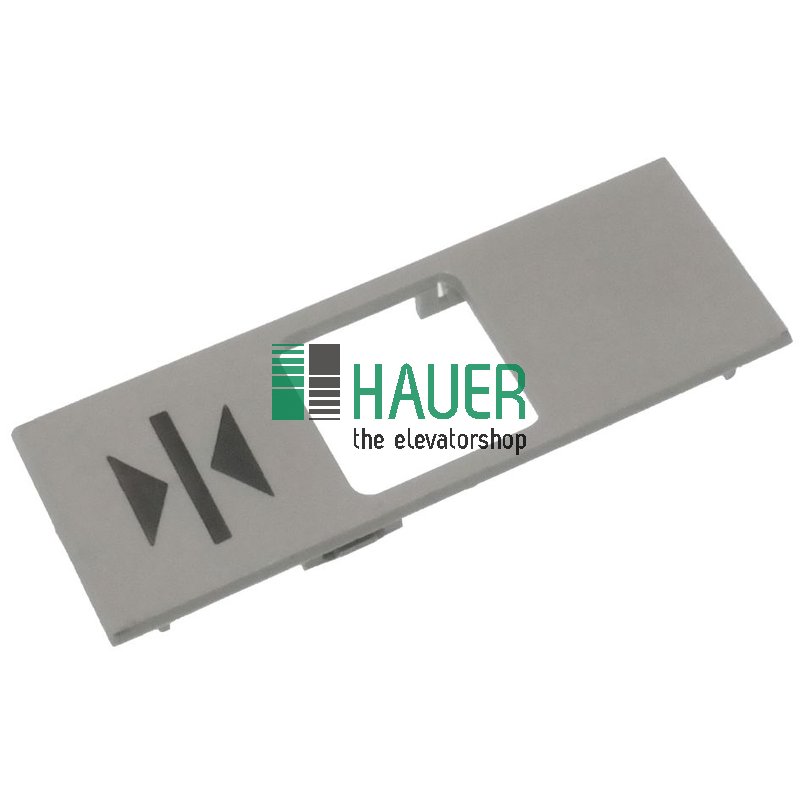 Bouton, recouvrement, gris, Ferme. porte