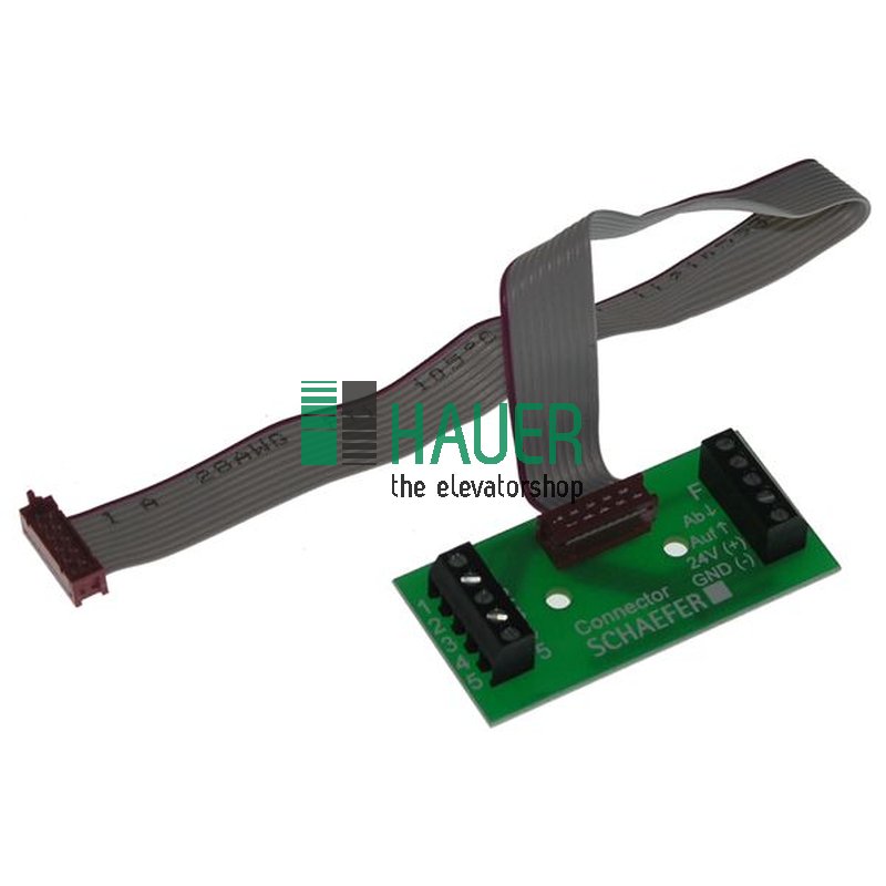 Connector mit Flachbandkabel 25cm