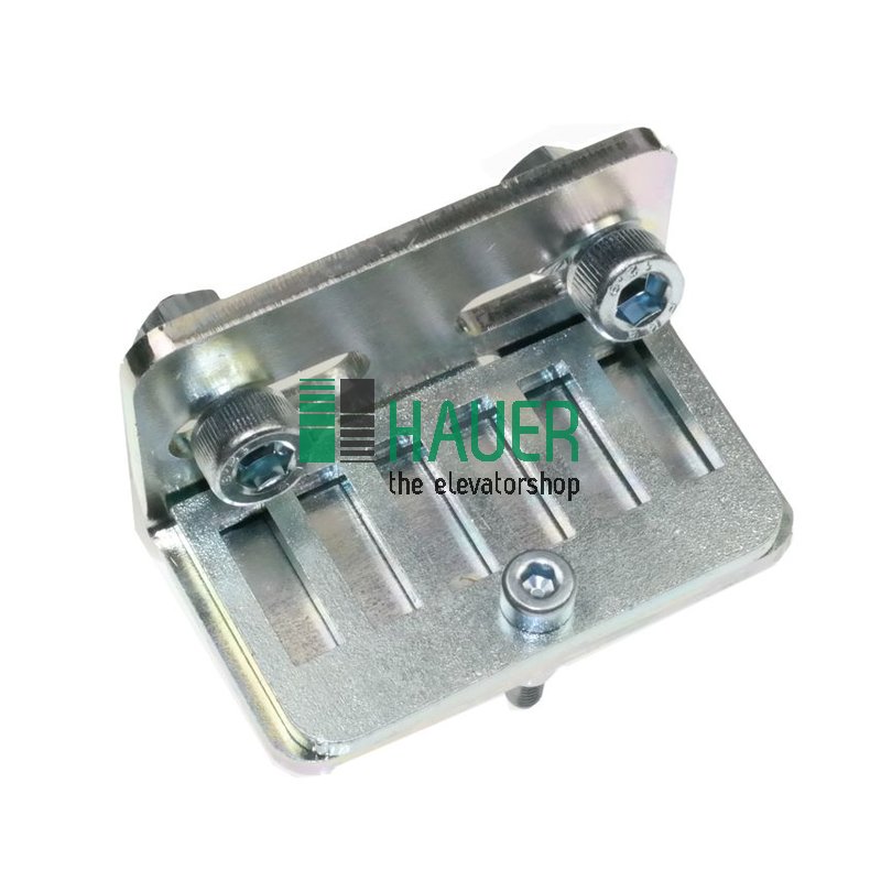 Belt clamp for cabin door for old aluminium cam