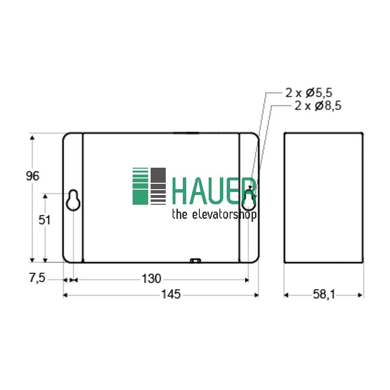 Safe Line, GSM (4G) zu PSTN Emulator mit Spannungsversorgung 12V UPS, 230VAC
