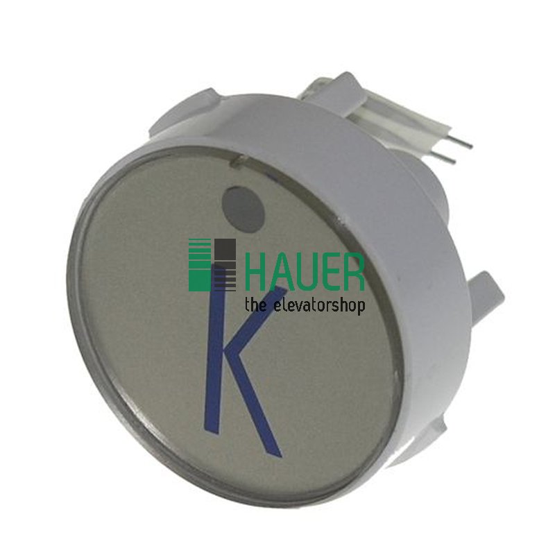 Bouton D1, vert, K