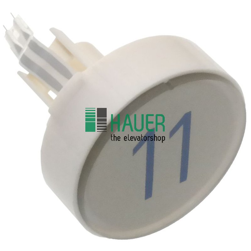 Bouton D2, vert, 11