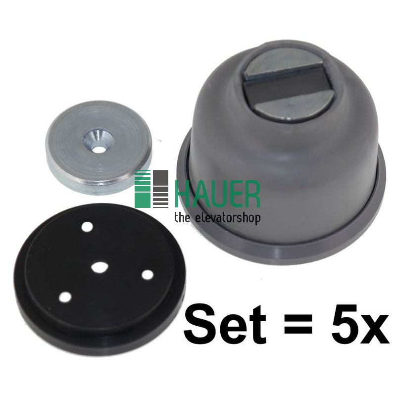 Türfeststeller CF30-1W grau (Set=5)