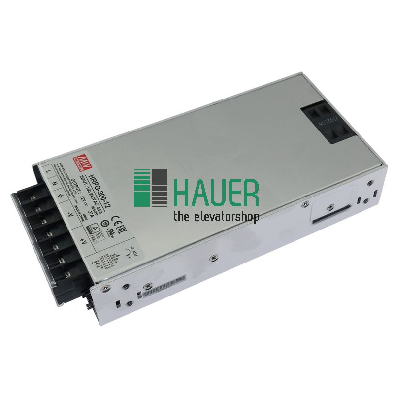 Netzgerät MeanWell HRPG-300-12, 12V, 27A, standby 5V/0.3A, Remote on/off
