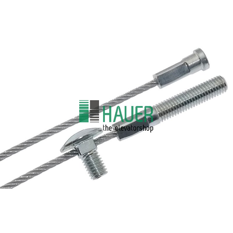 Cablette en acier pour porte, L= 1180