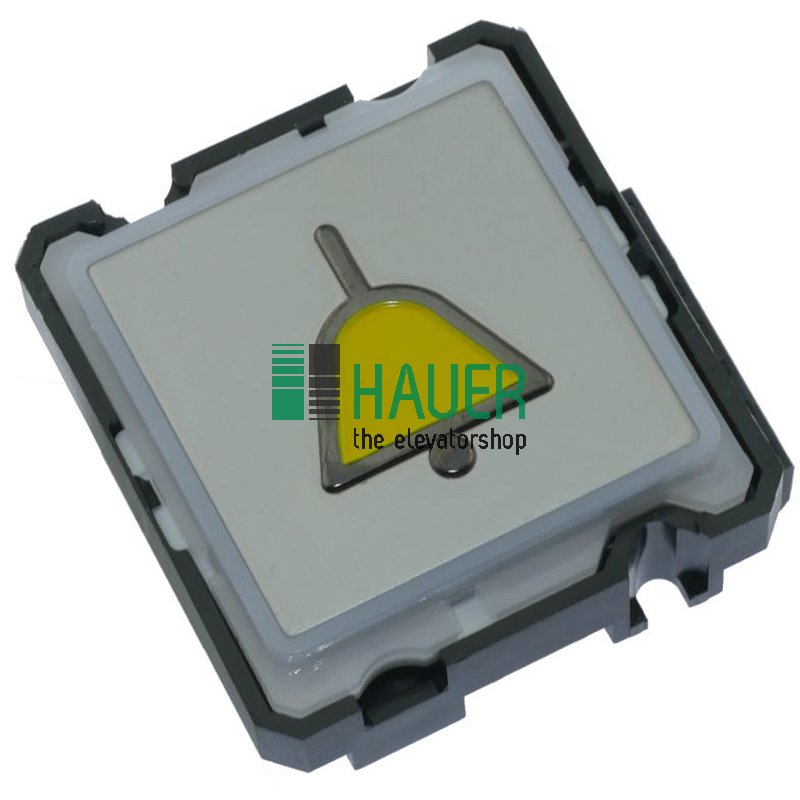 MT56 LR, X, 90° girado, pinza ri. , 30V rojo, placa V2A mate, táctil Alarma