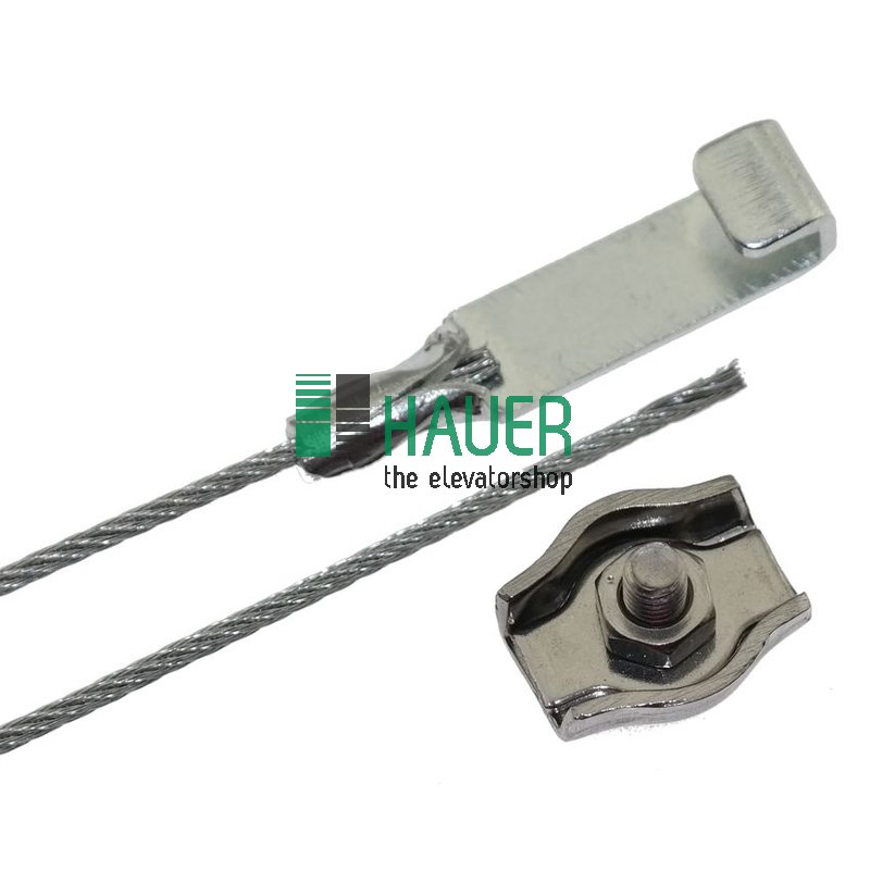 Corde avec pince, L = 2500 mm