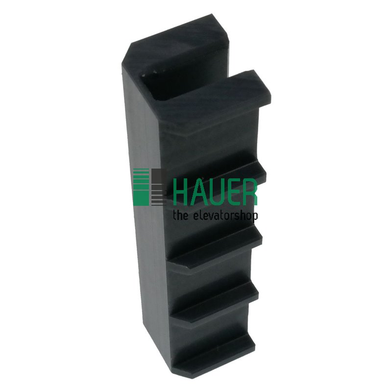 Guide shoe insert 9 PE, rail 9mm