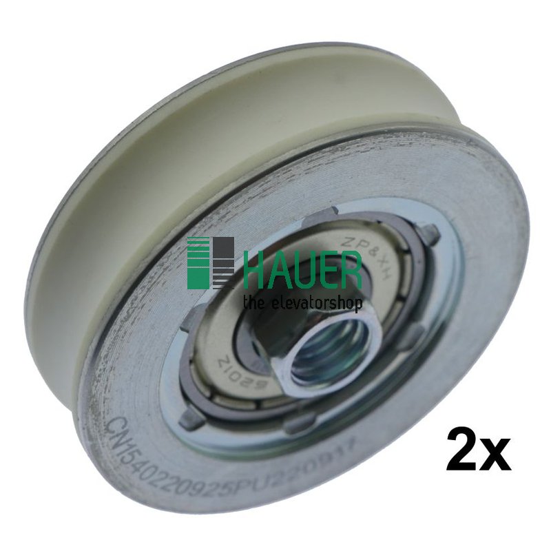Obere Türrolle Türaufhängung, für HYDRA/AUGUSTA EVO, geräuscharm, Set=2