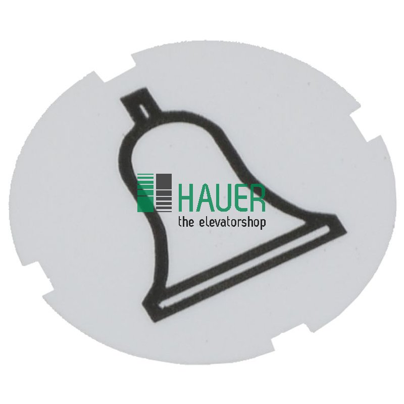 Bunse, Einlegefolie zu Taster rund, Alarm