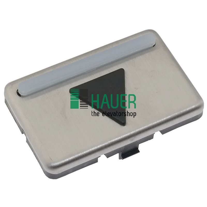 Eurolift, plaque de pression pour bouton-poussoir MX, flèche vers le bas