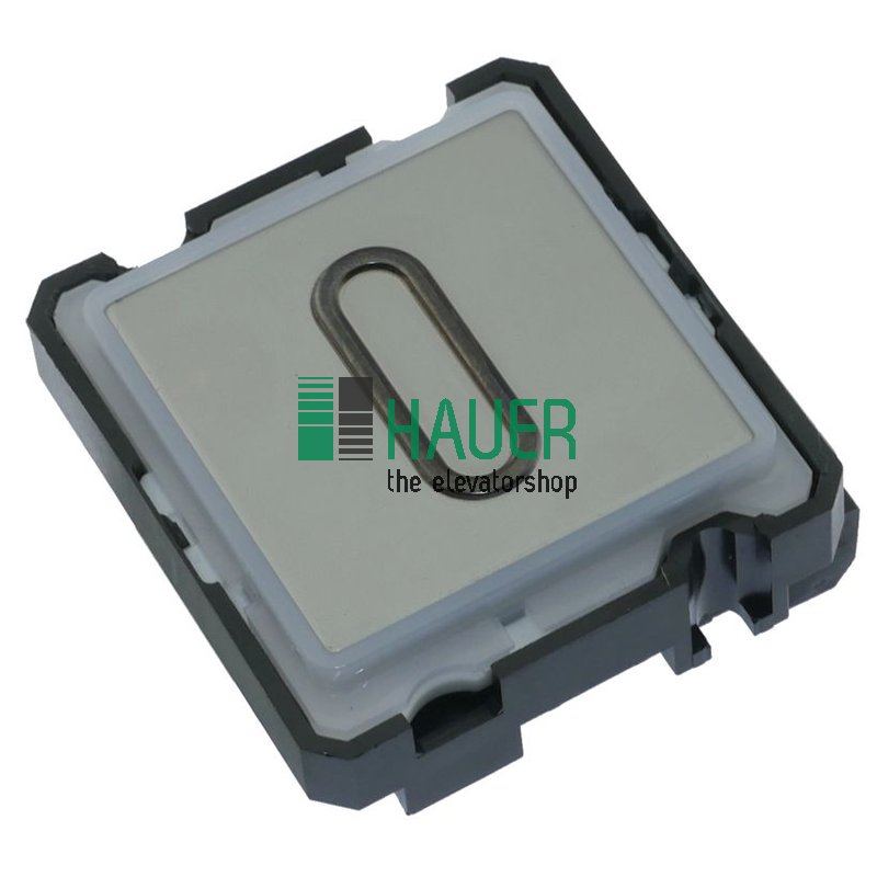 MT56 LR, X, 90° girado, pinza derecha , 30V rojo, placa V2A mate, táctil 0