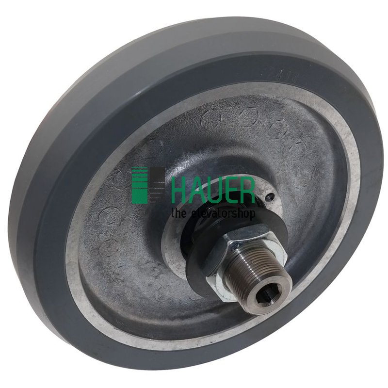 Schlosser, Laufrolle D180 GT, m. Achse, Exzenter u. Mutter