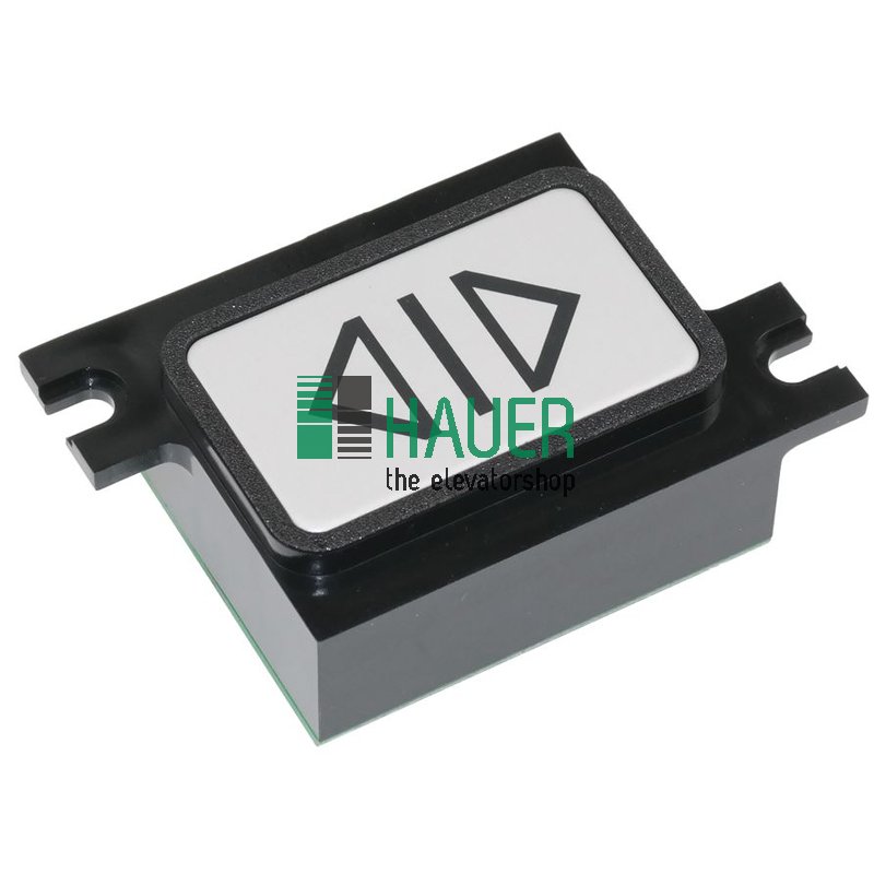 Botonera M, pulsador c.placa circ. MBQ1 sin conf. alarma abi. puerta