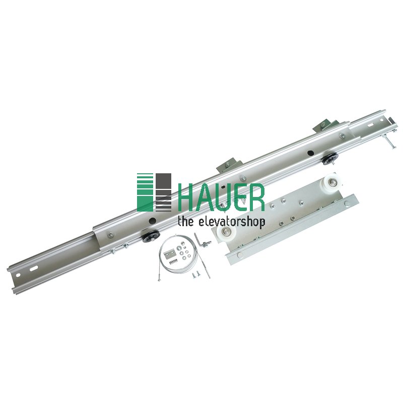 Kabinentür QKS11TL, Führung und Laufwagen TB=800mm (Tür öffnet n.links vag)