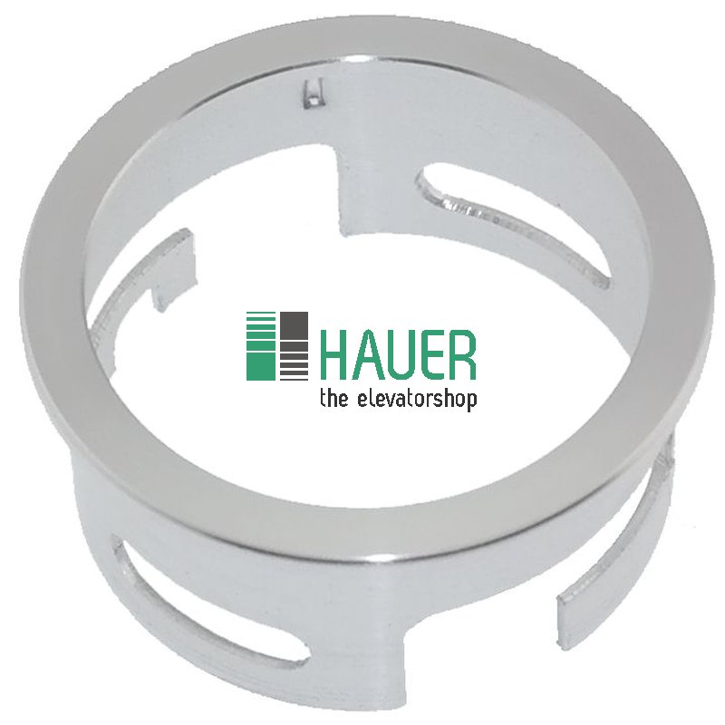 Kalotte für Druckknopf D2 Alu Elox CRNI
