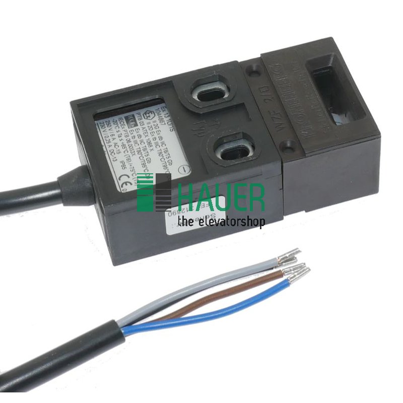 EEx- Sicherheitsschalter WZF2-EX-D-2, deckelseitige Betätigung, Kabel 2m