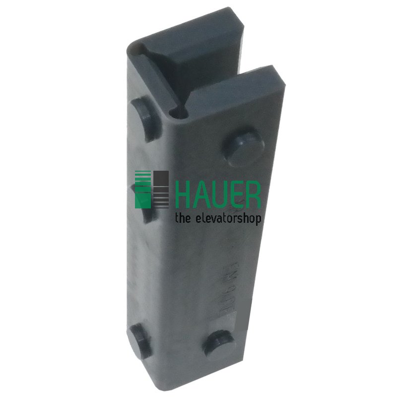 Einlage EM9PE (schwarz) für  HSM + WSM, Schiene 9