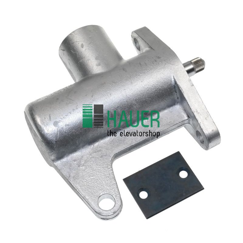 Door closer, EDSTD3, short piston, with angular plate