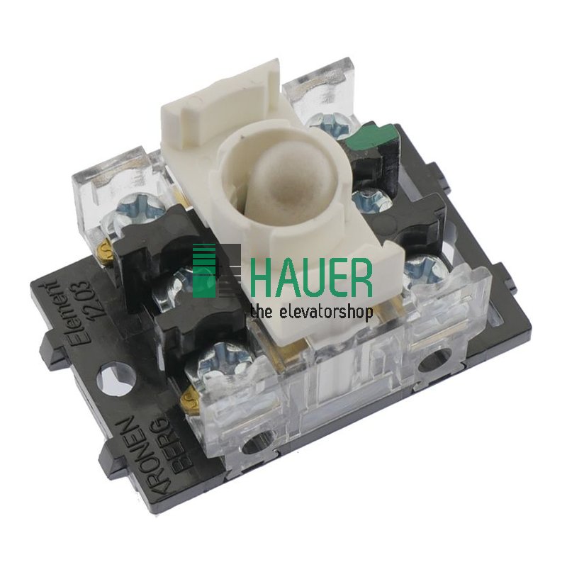 Grundelement Taster AS, hohe Ausführung, Hub 2mm, 2NO