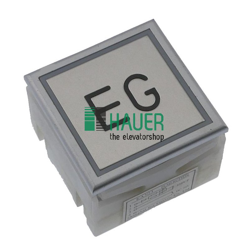 Push button Step Classic, Illumination red, Sign EG