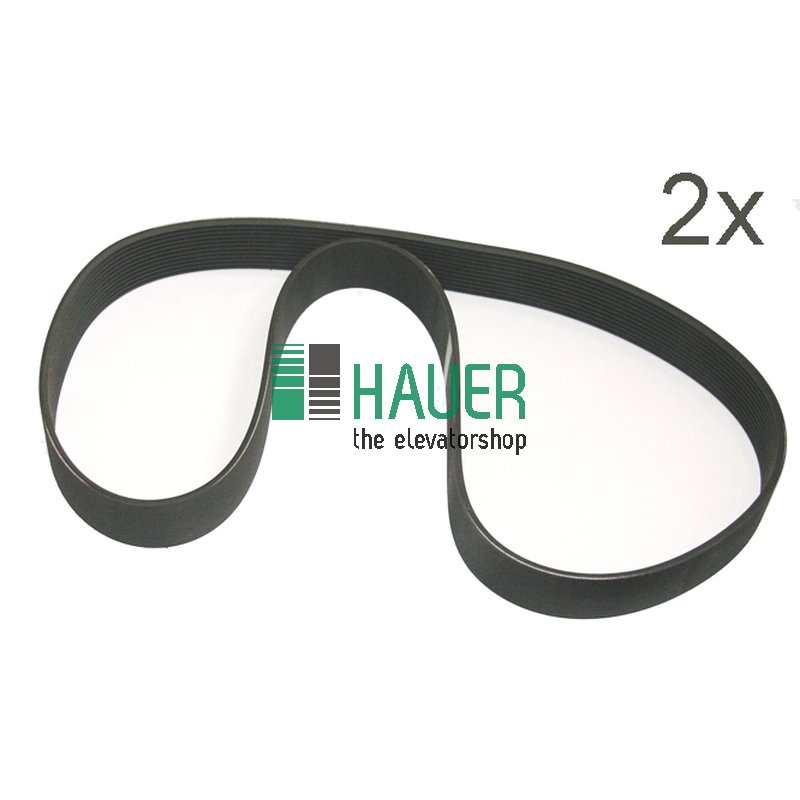 Handlauf-Anpressriemen, Poly-V, Set=2