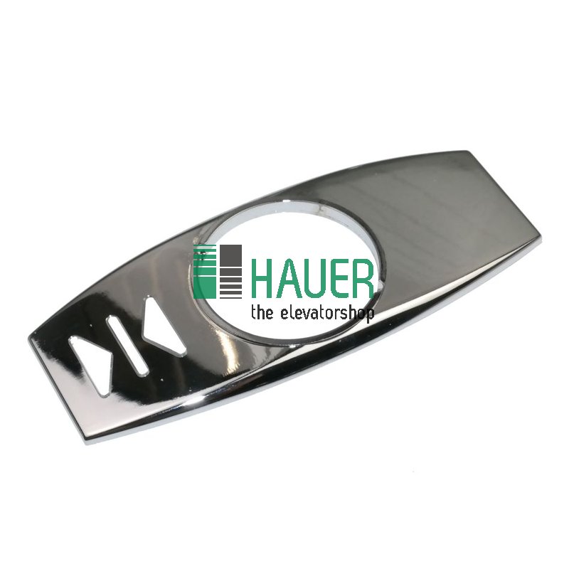 Abdeckblende chrom, Tür zu (Zeichen links)