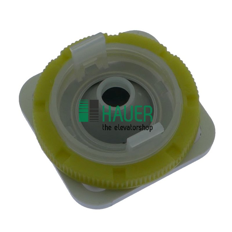 Base de boutons-poussoirs p. Haushahn, sans circuit imprimé, braille tactile 6