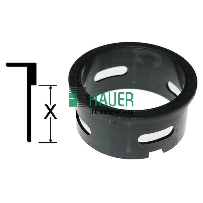 Druckknopf D1, Kalotte für Stopschalter, x=11.1