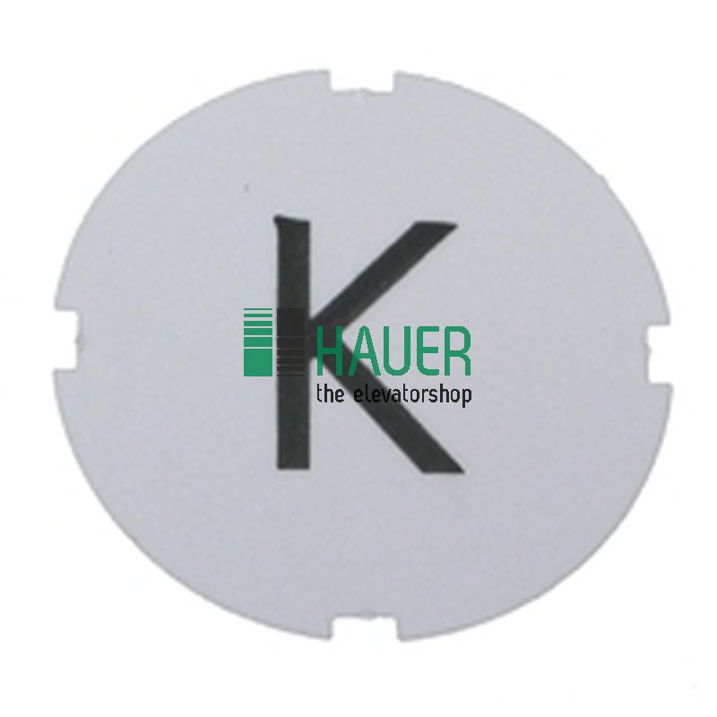 Bunse, Einlage zu Ruftaster Symbol K rund