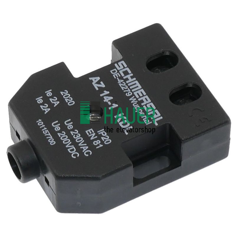 Contacto de puerta AZ14-1 KDL, accionamiento lado techo, puente