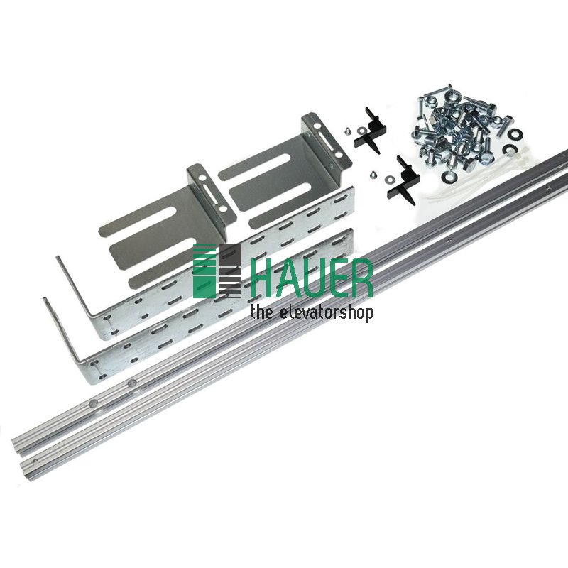 Memco E10, kurzer statischer Befestigungssatz Aluwinkel, 1400mm